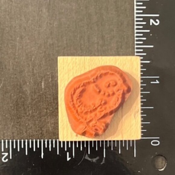 Delafield Stamp Company Small Wooden Rubber Stamp Chick Design C250 Easter - Picture 2 of 3